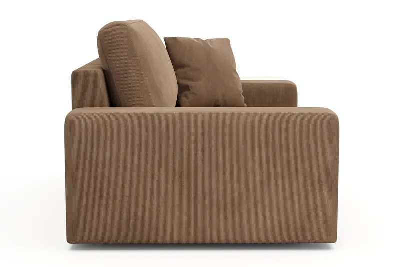 Arken Lyx Stor Djup Fåtölj i Manchester - Brun - Möbler - Stolar & fåtöljer - Fåtölj