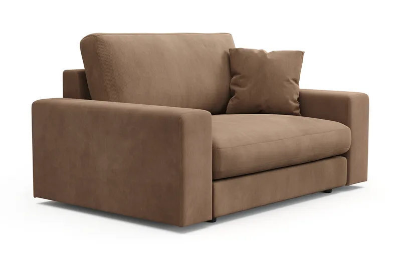 Arken Lyx Stor Djup Fåtölj i Manchester - Brun - Möbler - Stolar & fåtöljer - Fåtölj