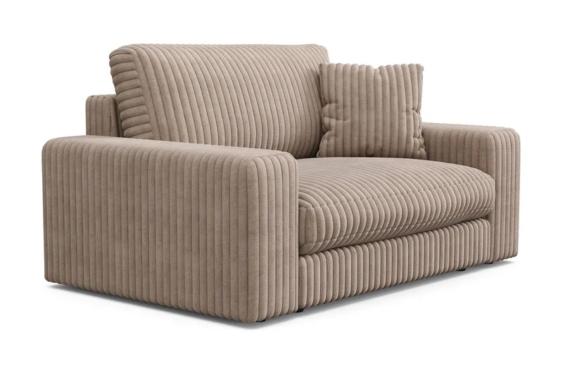 Arken Lyx Stor Djup Fåtölj i Manchester - Greige - Möbler - Stolar & fåtöljer - Fåtölj