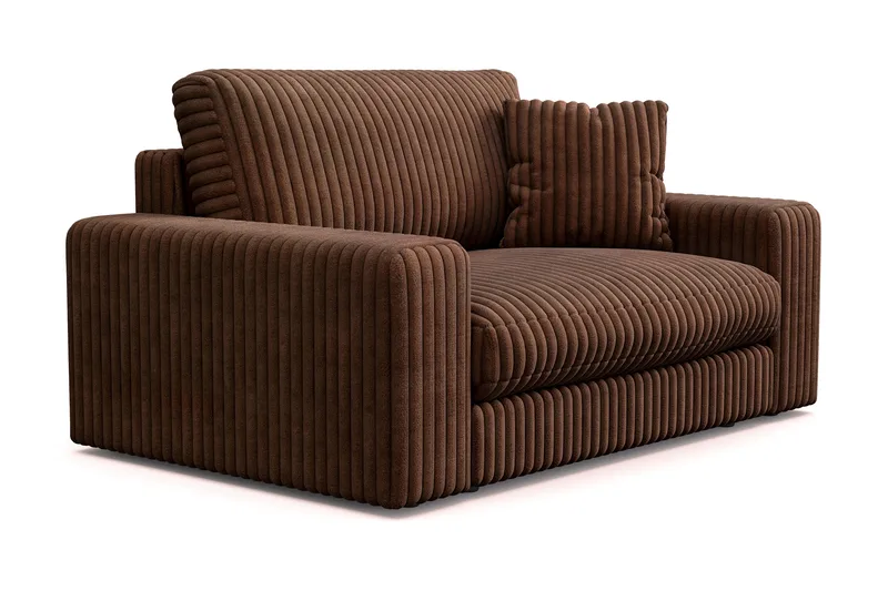 Arken Lyx Stor Djup Fåtölj i Manchester - Mörkbrun - Möbler - Stolar & fåtöljer - Fåtölj