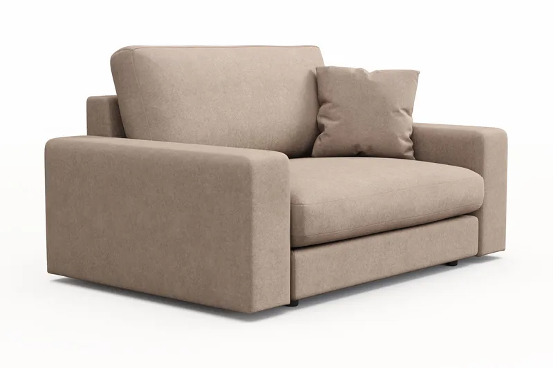 Arken Lyx Stor Djup Fåtölj i Tyg - Beige - Möbler - Stolar & fåtöljer - Fåtölj