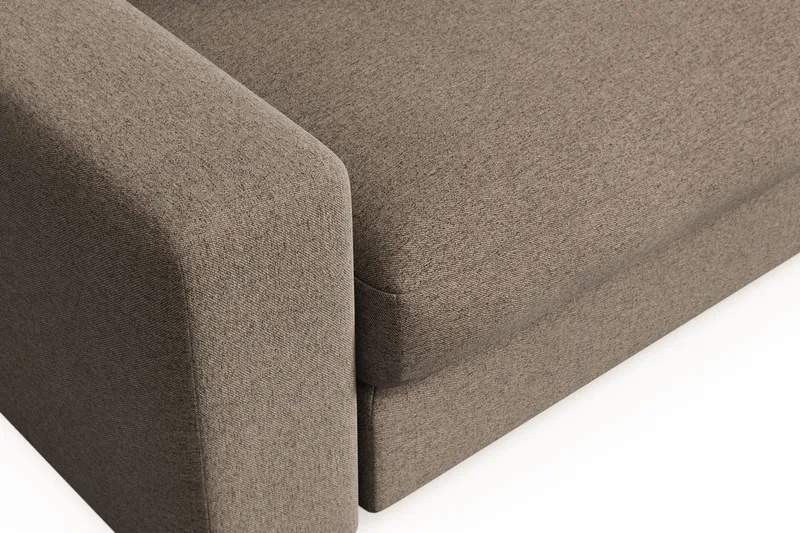 Arken Lyx Stor Djup Fåtölj i Tyg - Brun - Möbler - Stolar & f åtöljer - Fåtölj