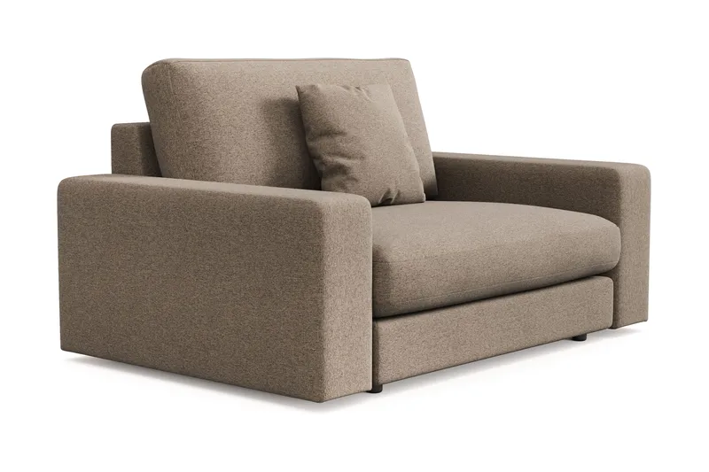 Arken Lyx Stor Djup Fåtölj i Tyg - Brun - Möbler - Stolar & fåtöljer - Fåtölj