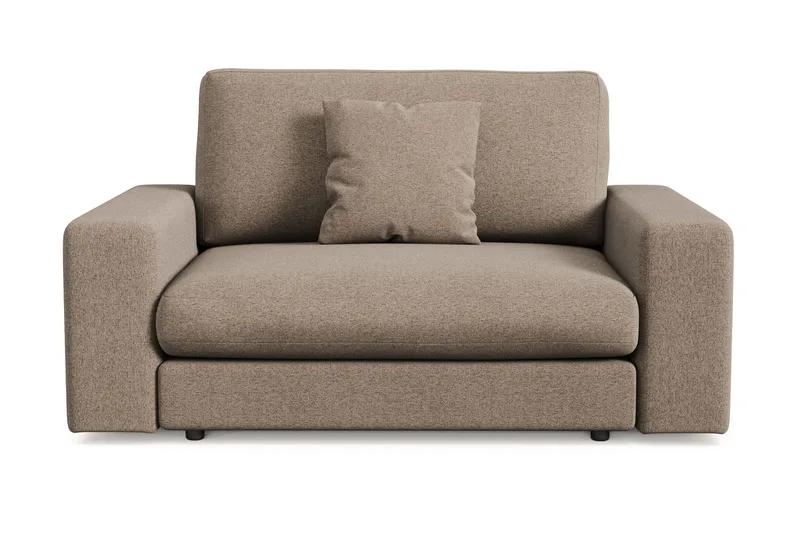 Arken Lyx Stor Djup Fåtölj i Tyg - Brun - Möbler - Stolar & fåtöljer - Fåtölj