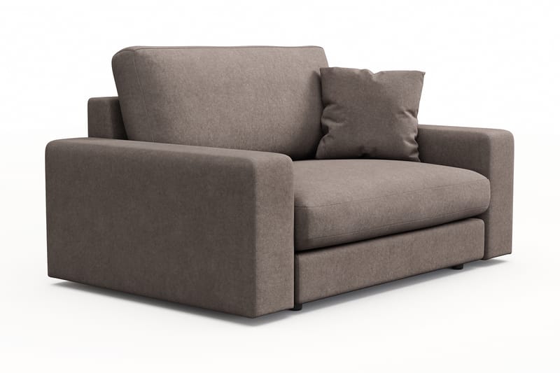 Arken Lyx Stor Djup Fåtölj i Tyg - Brun - Möbler - Stolar & fåtöljer - Fåtölj