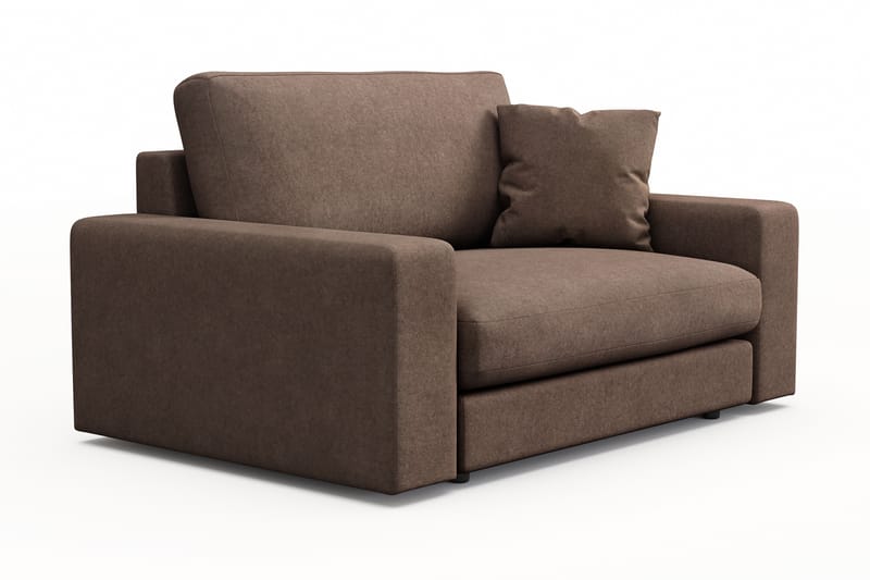 Arken Lyx Stor Djup Fåtölj i Tyg - Brun - Möbler - Stolar & fåtöljer - Fåtölj