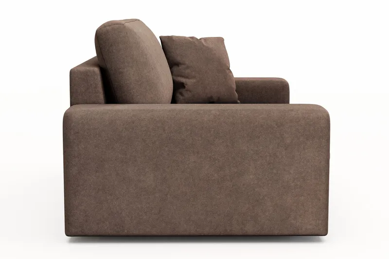 Arken Lyx Stor Djup Fåtölj i Tyg - Brun - Möbler - Stolar & fåtöljer - Fåtölj