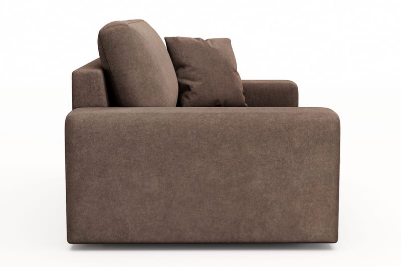 Arken Lyx Stor Djup Fåtölj i Tyg - Brun - Möbler - Stolar & fåtöljer - Fåtölj