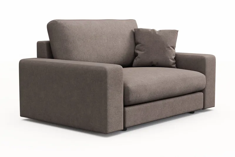 Arken Lyx Stor Djup Fåtölj i Tyg - Brun - Möbler - Stolar & fåtöljer - Fåtölj