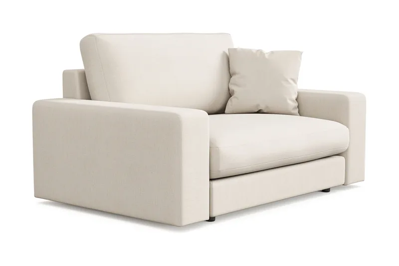 Arken Lyx Stor Djup Fåtölj i Tyg - Ljusbeige - Möbler - Stolar & fåtöljer - Fåtölj