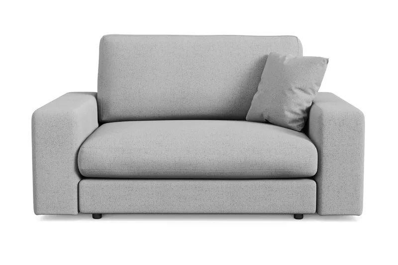 Arken Lyx Stor Djup Fåtölj i Tyg, Ljusgrå