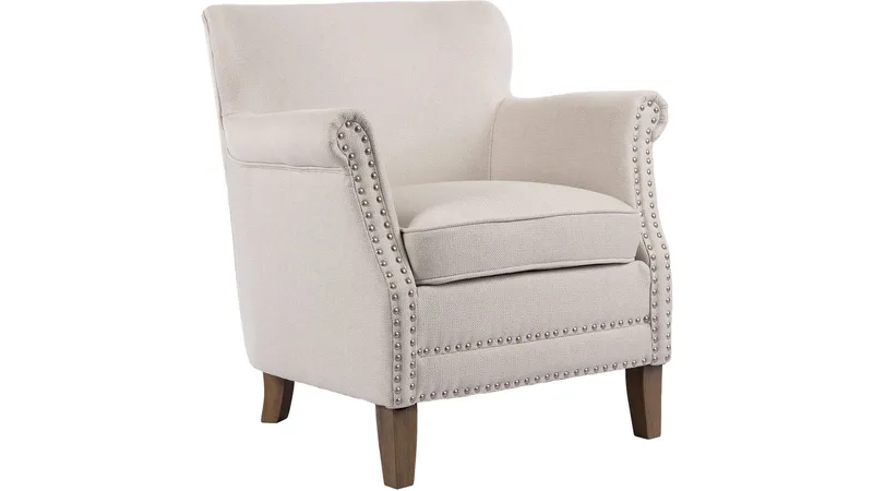 Asolo Fåtölj i tyg - Beige - Möbler - Stolar & fåtöljer - Fåtölj