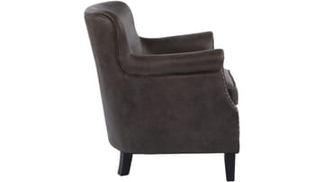 Asolo VINTAGE Fåtölj - Grå - Möbler - Stolar & fåtöljer - Fåtölj - Skinnfåtölj & läderfåtölj