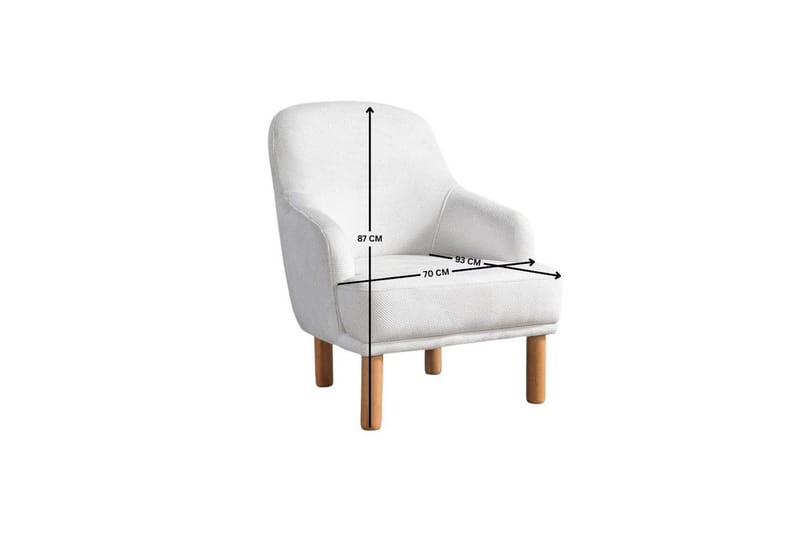 Astran Fåtölj - Krämvit - Möbler - Stolar & fåtöljer - Fåtölj