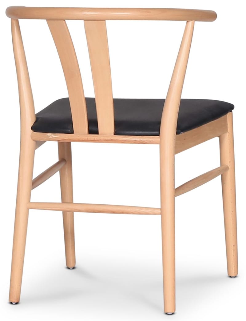 Astrid matstol med svart PU sits - Svart - Möbler - Stolar & fåtöljer - Matstol & köksstol