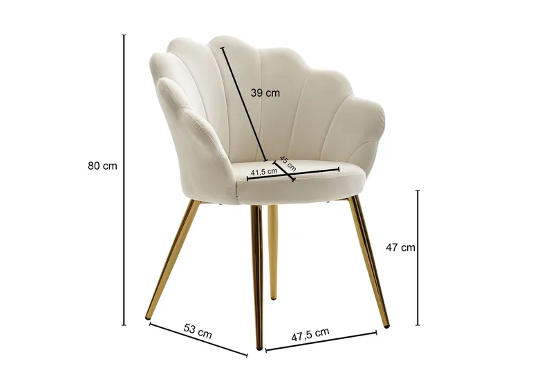 Babbli Sittpall - Beige/Turkos - Möbler - Stolar & fåtöljer - Matstol & köksstol