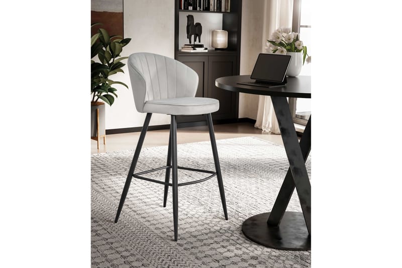 Babby Barstol 103 cm - Ljusgrå - Möbler - Stolar & fåtöljer - Barstol & barpall