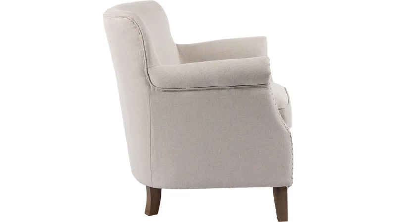 Baron Fåtölj i Tyg - Beige - Möbler - Stolar & fåtöljer - Fåtölj