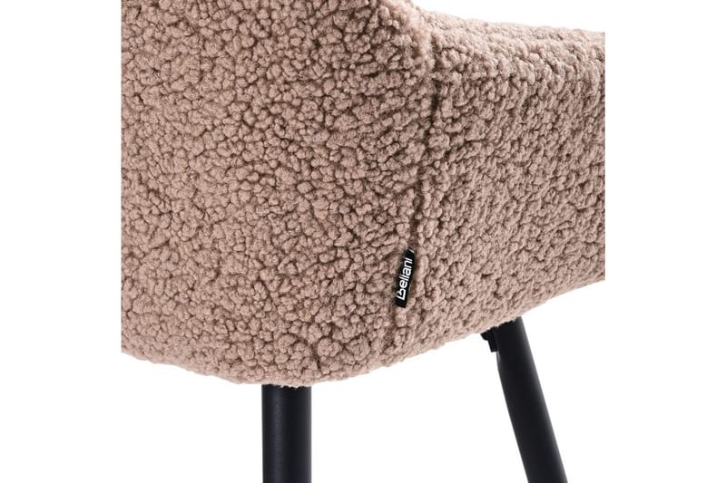 Barstol Casmalia set om 2 Beige/svart - Beige/svart - Möbler - Stolar & fåtöljer - Barstol & barpall