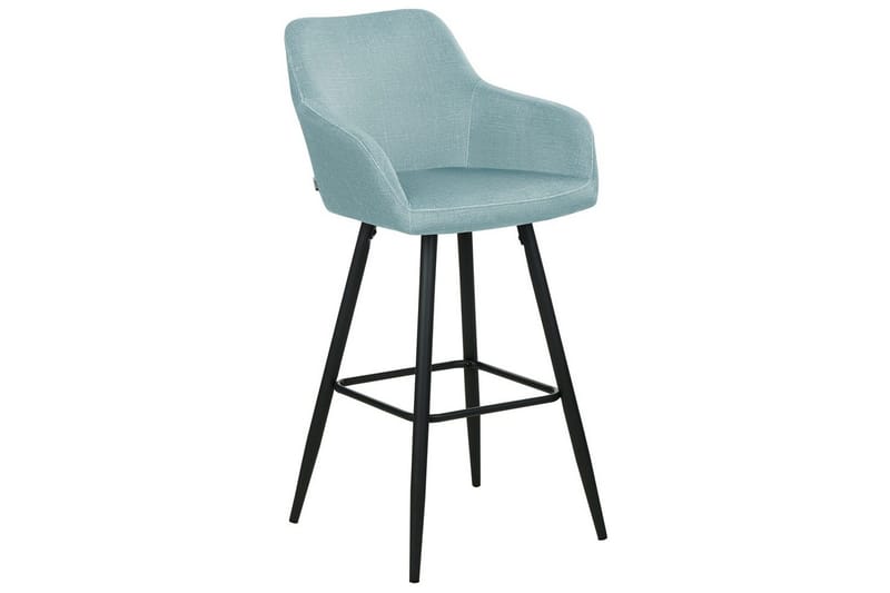 Barstol Casmalia set om 2 Blå-Svart - Blå-Svart - Möbler - Stolar & fåtöljer - Barstol & barpall