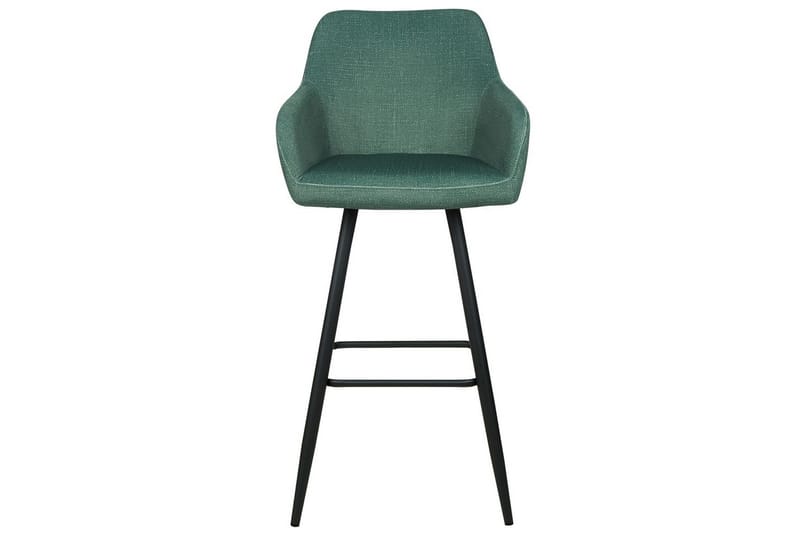 Barstol Casmalia set om 2 Grön-Svart - Grön-Svart - Möbler - Stolar & fåtöljer - Barstol & barpall