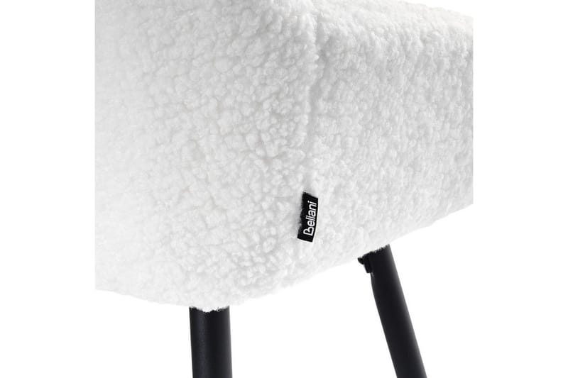 Barstol Casmalia set om 2 Vit/Svart - Vit/Svart - Möbler - Stolar & fåtöljer - Barstol & barpall