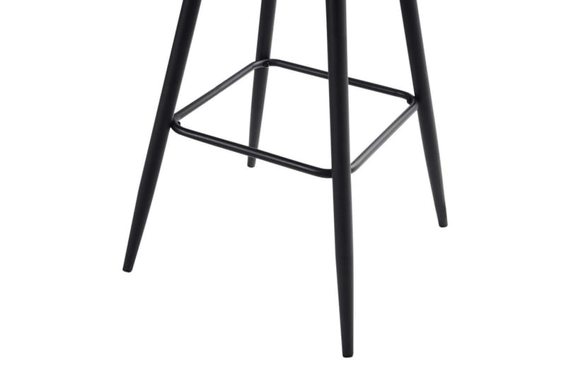 Barstol Casmalia set om 2 Vit/Svart - Vit/Svart - Möbler - Stolar & fåtöljer - Barstol & barpall