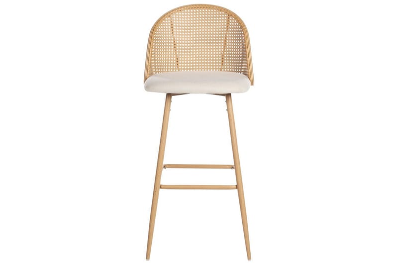 Barstol Cornell set om 2 Ljus Trä-Beige - Ljus Trä-Beige - Möbler - Stolar & fåtöljer - Barstol & barpall