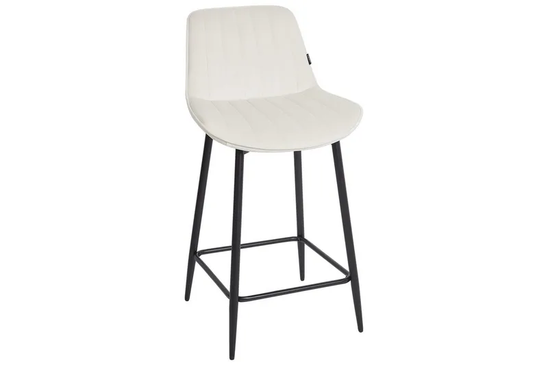 Barstol Dubrovnik set om 2 Beige-Svart - Beige-Svart - Möbler - Stolar & fåtöljer - Barstol & barpall