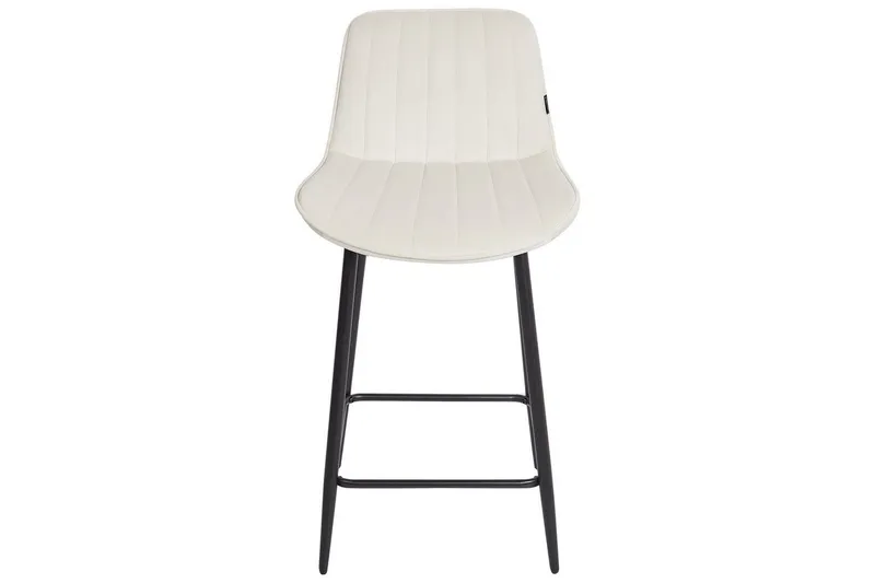 Barstol Dubrovnik set om 2 Beige-Svart - Beige-Svart - Möbler - Stolar & fåtöljer - Barstol & barpall