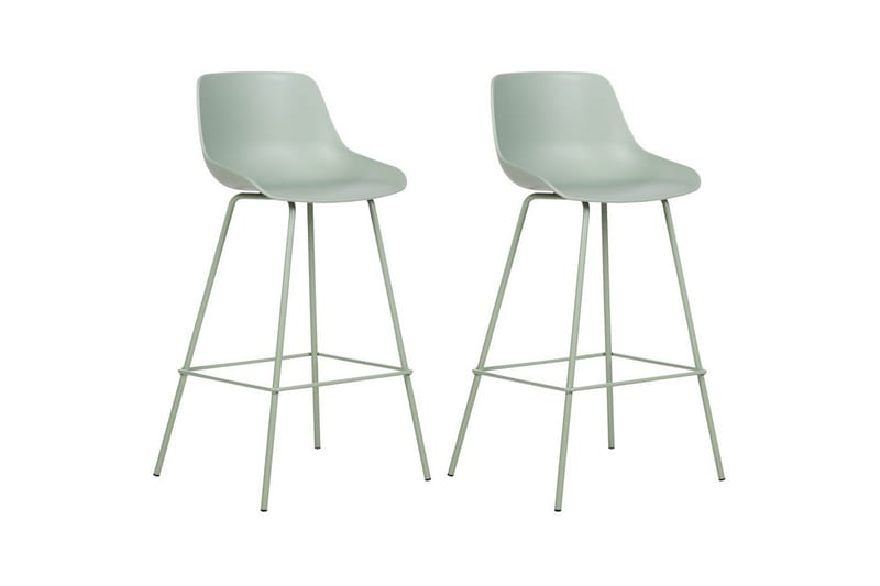 Barstol Emmet set om 2 Ljusgrön, Ljusgrön
