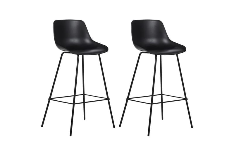 Barstol Emmet set om 2 Svart - Svart - Möbler - Stolar & fåtöljer - Barstol & barpall