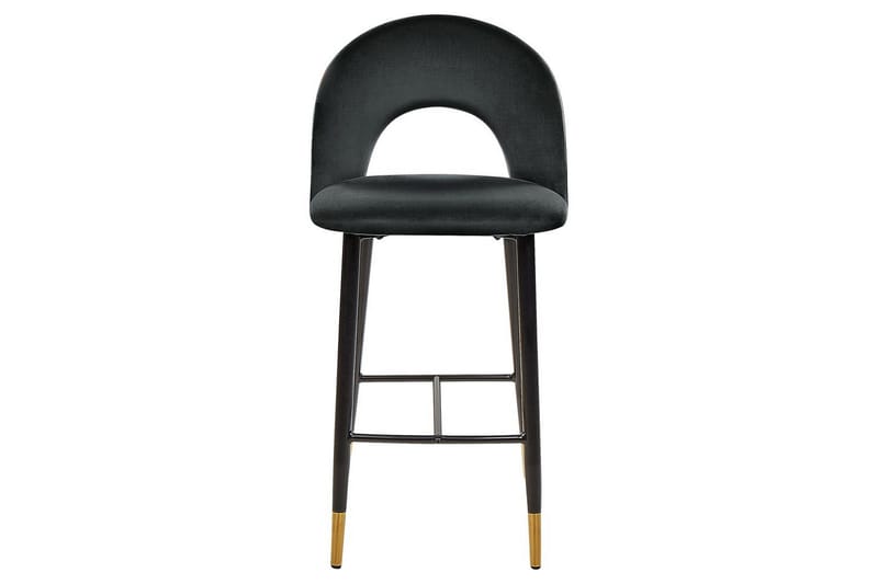 Barstol Falton set om 2 Svart-Guld - Svart-Guld - Möbler - Stolar & fåtöljer - Barstol & barpall