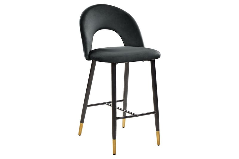 Barstol Falton set om 2 Svart-Guld - Svart-Guld - Möbler - Stolar & fåtöljer - Barstol & barpall
