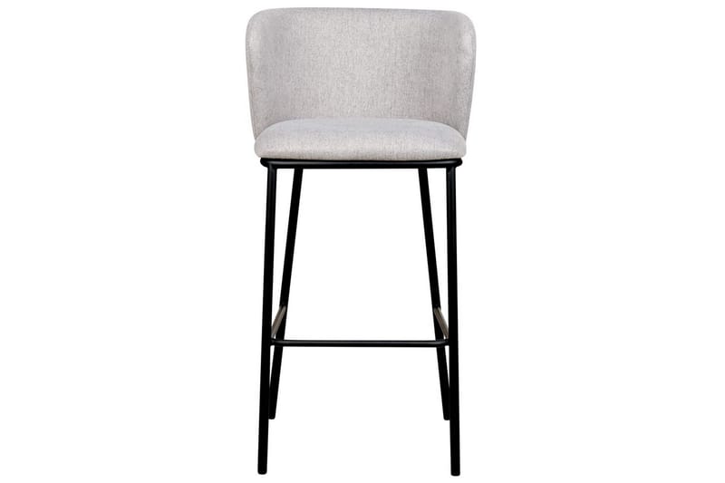 Barstol Mina set om 2 Grå-Svart - Grå-Svart - Möbler - Stolar & fåtöljer - Barstol & barpall