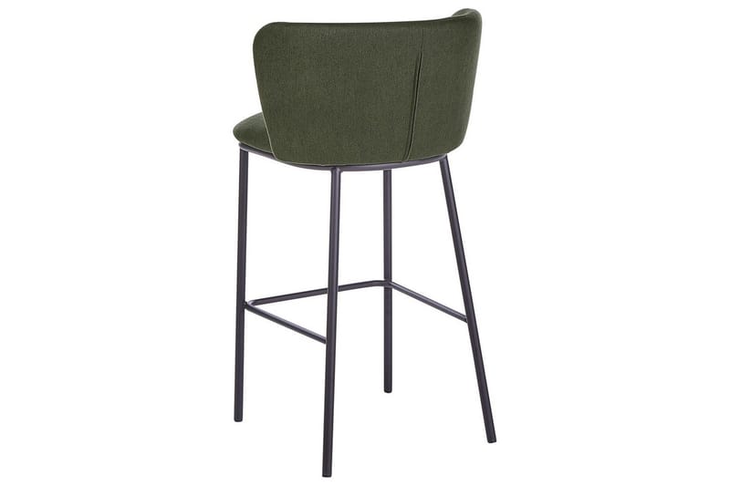 Barstol Mina set om 2 Grön-Svart - Grön-Svart - Möbler - Stolar & fåtöljer - Barstol & barpall