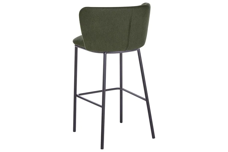 Barstol Mina set om 2 Grön-Svart - Grön-Svart - Möbler - Stolar & fåtöljer - Barstol & barpall
