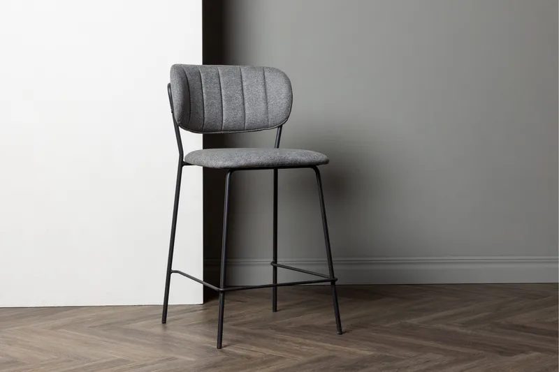 Barstol NO_BRAND Bell Matstol Grå Grey - Möbler - Stolar & fåtöljer - Barstol & barpall
