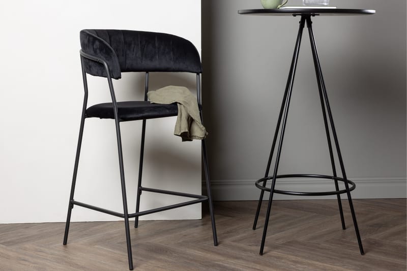 Barstol NO_BRAND Lui Matstol Svart Black - Möbler - Stolar & fåtöljer - Barstol & barpall