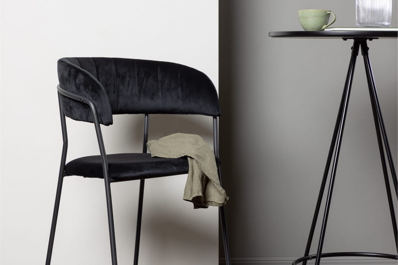Barstol NO_BRAND Lui Matstol Svart Black - Möbler - Stolar & fåtöljer - Barstol & barpall