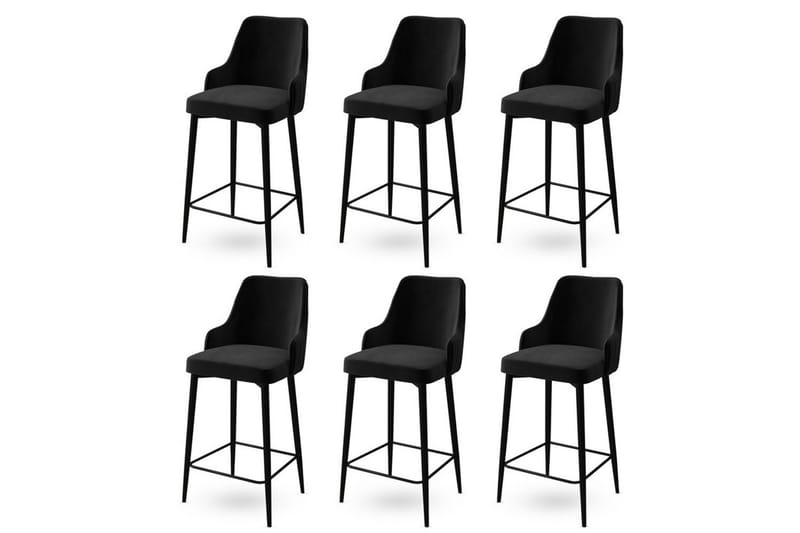 Barstol Ydra Six Svart - Svart - Möbler - Stolar & fåtöljer - Barstol & barpall