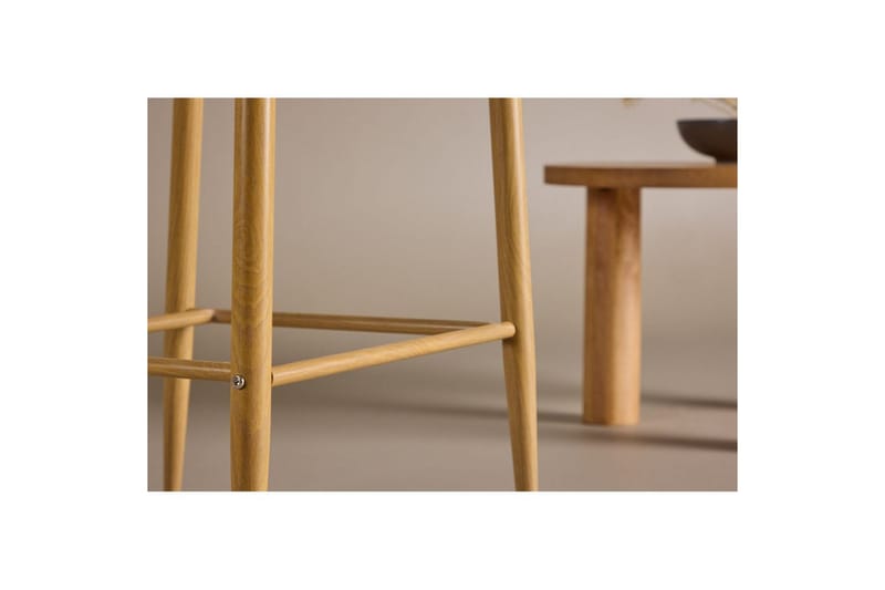 Barstol Plaza - Natur/Mörkgrå - Möbler - Stolar & fåtöljer - Barstol & barpall