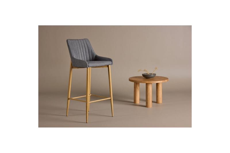 Barstol Plaza - Natur/Mörkgrå - Möbler - Stolar & fåtöljer - Barstol & barpall