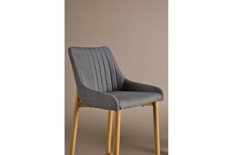 Barstol Plaza - Natur/Mörkgrå - Möbler - Stolar & fåtöljer - Barstol & barpall