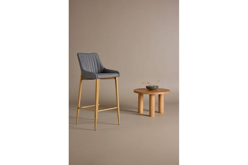 Barstol Plaza 2-pack - Natur/Mörkgrå - Möbler - Stolar & fåtöljer - Barstol & barpall