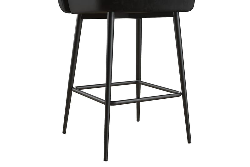 Alexi Barstol Sammet/Svart - CosmoLiving - Möbler - Stolar & fåtöljer - Barstol & barpall