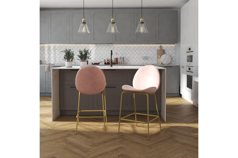 Astor Barstol Rosa - CosmoLiving - Möbler - Stolar & fåtöljer - Barstol & barpall