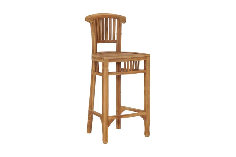 Barstol massiv teak - Brun - Möbler - Stolar & fåtöljer - Barstol & barpall