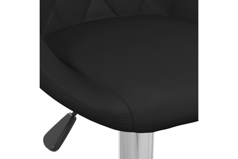 Barstol svart konstläder - Svart - Möbler - Stolar & fåtöljer - Barstol & barpall