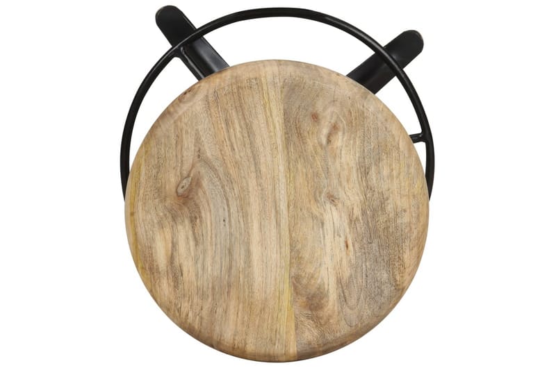 Barstolar 2 st 66 cm massivt mangoträ - Brun - Möbler - Stolar & fåtöljer - Barstol & barpall
